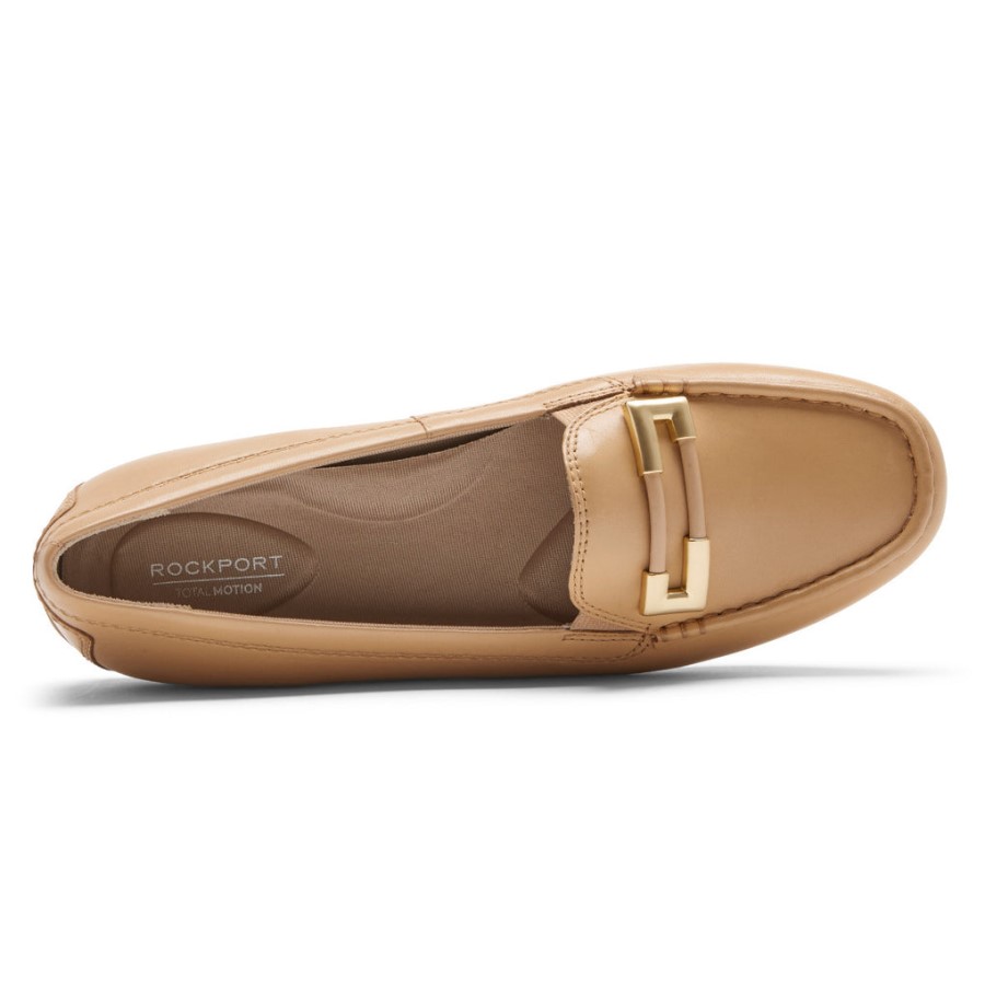 Rockport Women's Total Motion Driver Ornament Loafer Macadamia