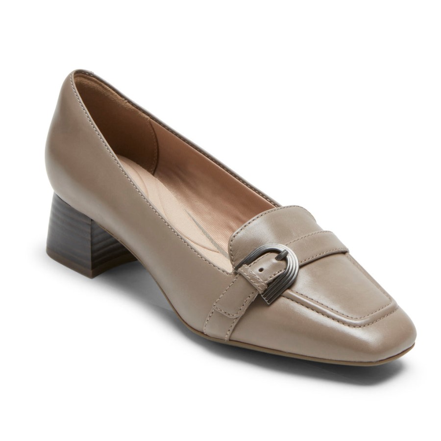 Rockport Women's Total Motion Esma Belt Loafer Dove Grey