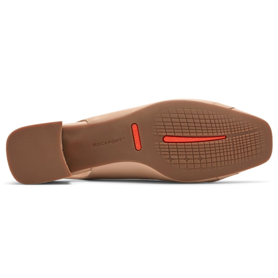 Rockport Women's Total Motion Esma Woven Heel Neutral Beige