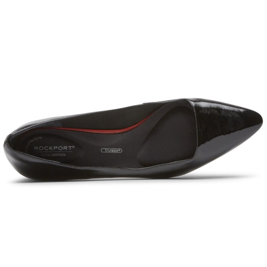 Rockport Women's Total Motion Gracie Heel Black Patent
