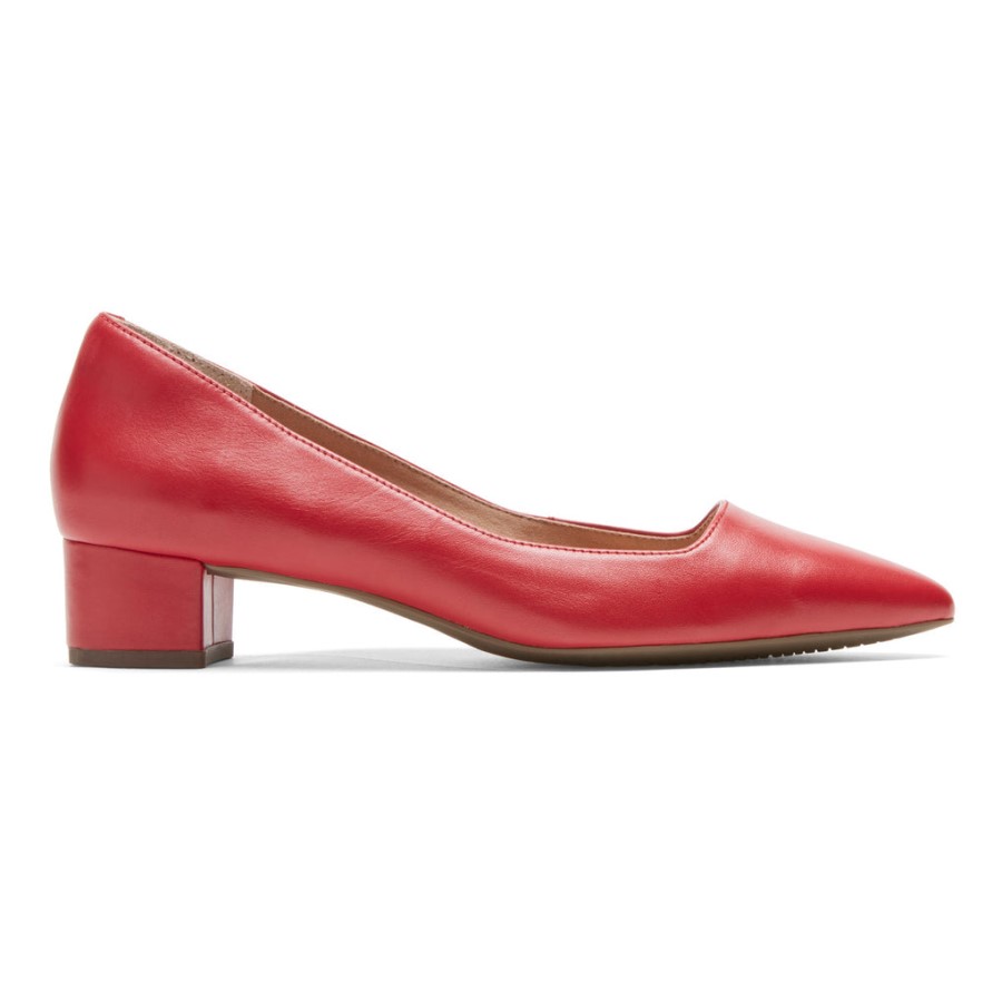 Rockport Women's Total Motion Gracie Heel Scarlet