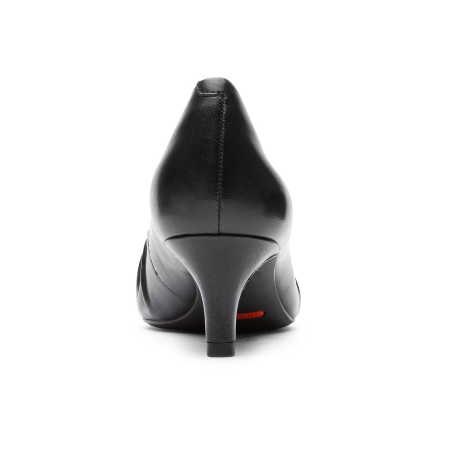 Rockport Women's Total Motion Kalila Gathered Heel Black