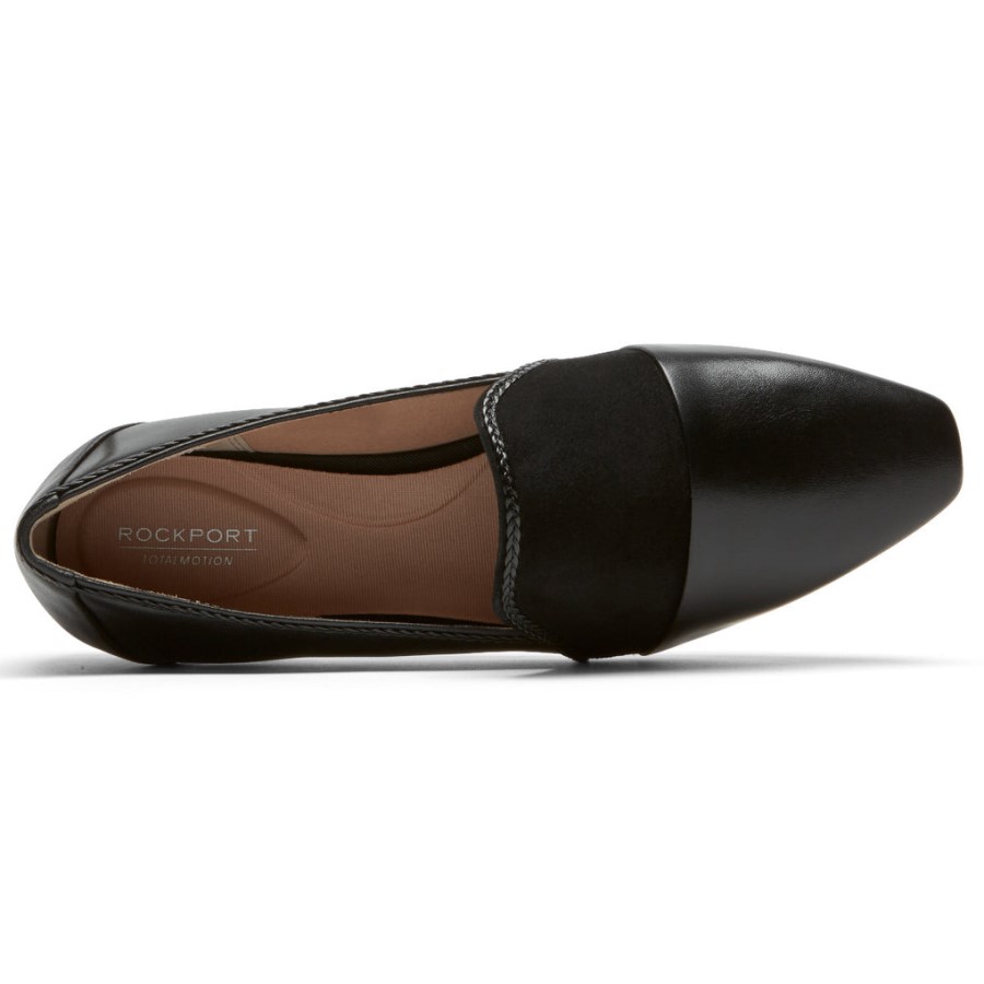 Rockport Women's Total Motion Laylani Accent Loafer Black