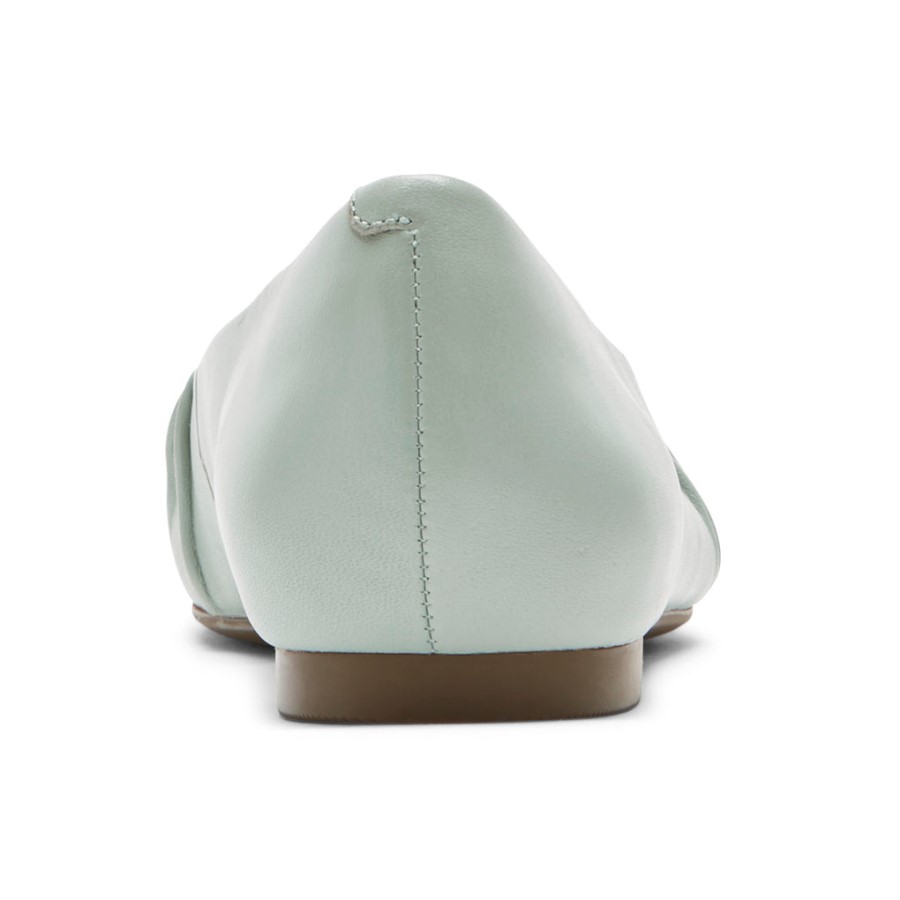 Rockport Women's Total Motion Laylani Gathered Flat Jade