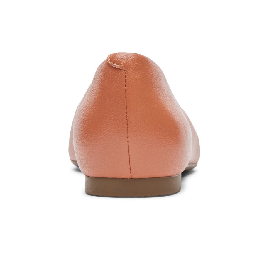 Rockport Women's Total Motion Laylani Plain Ballet Flat Picante