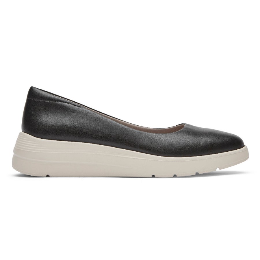 Rockport Women's Total Motion Lillie Ballet Flat Black