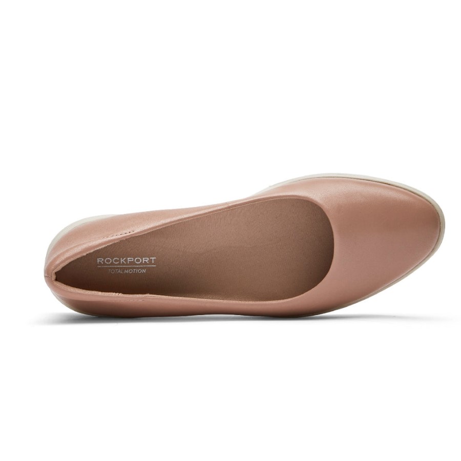 Rockport Women's Total Motion Lillie Ballet Flat Tuscany Pink