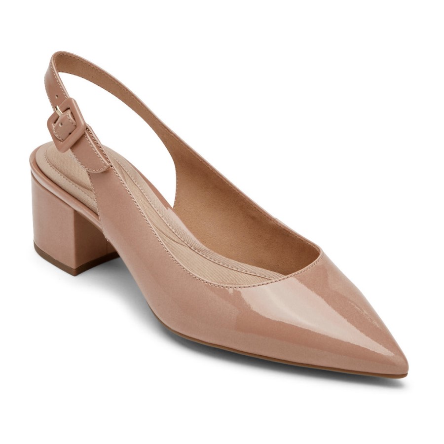 Rockport Women's Total Motion Noelle Slingback Heel Au Naturel