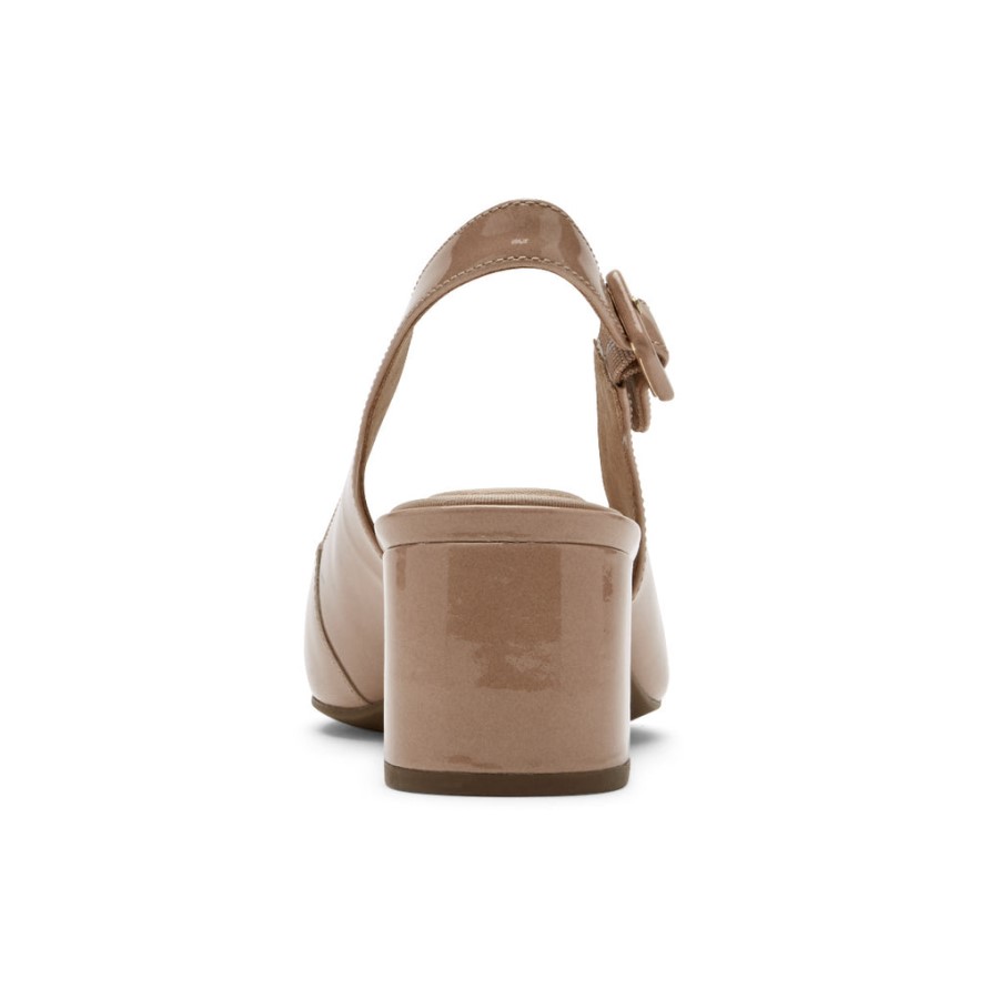 Rockport Women's Total Motion Noelle Slingback Heel Au Naturel