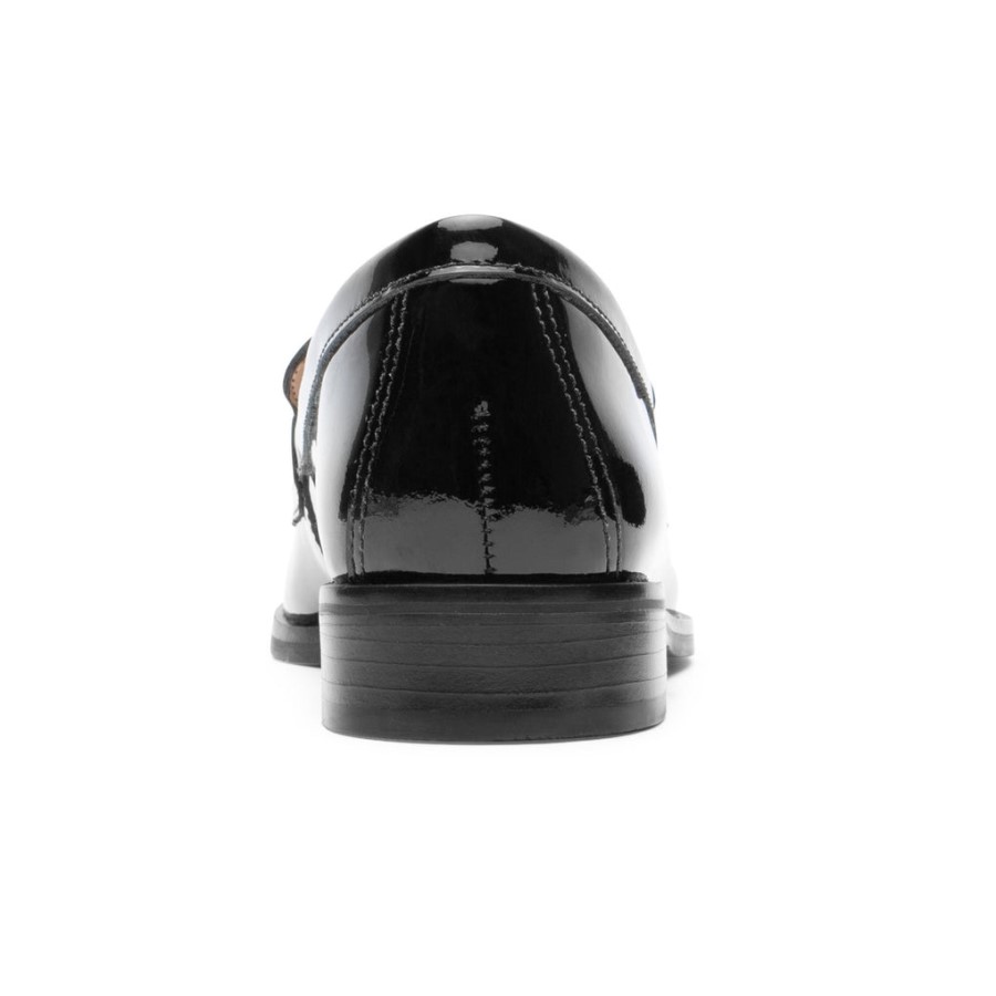 Rockport Women's Total Motion Sena Penny Loafer Black Patent