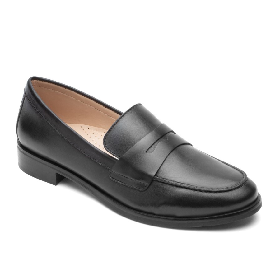 Rockport Women's Total Motion Sena Penny Loafer Black