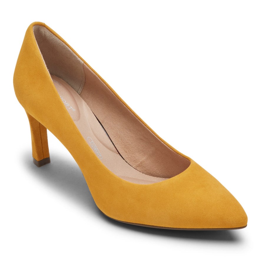 Rockport Women's Total Motion Sheehan Heel Marigold Kid