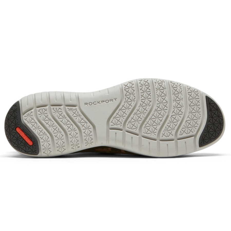 Rockport Women's Total Motion Sport High Slip-On Tan Leopard