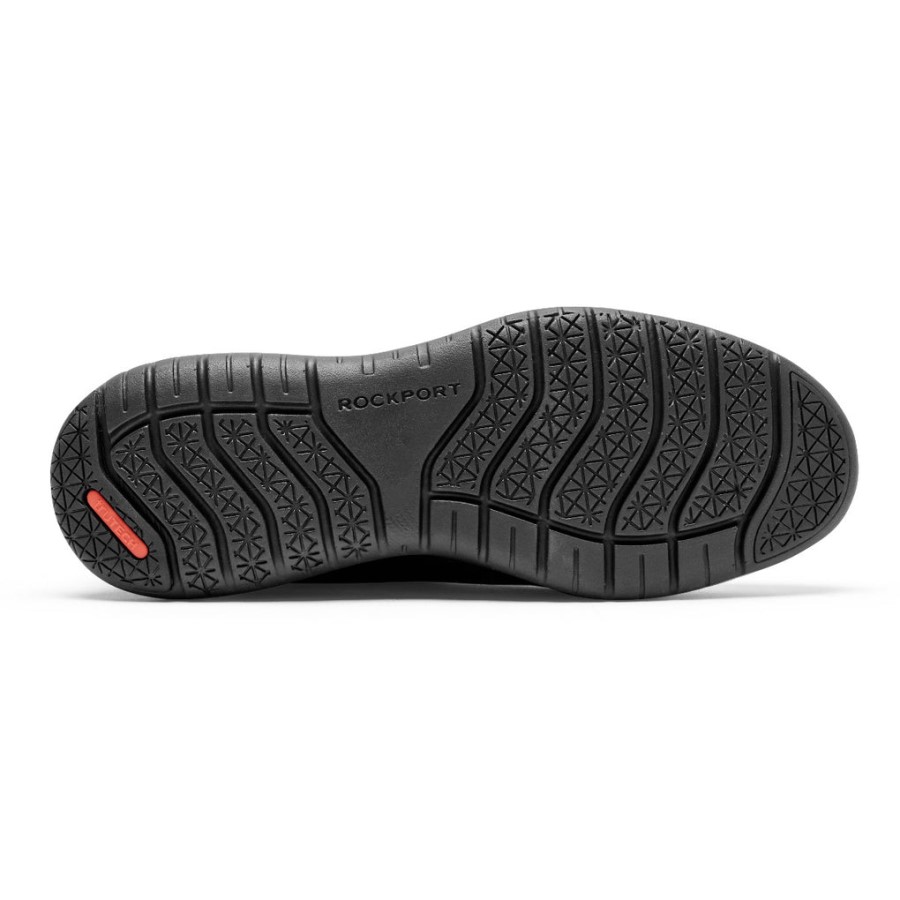 Rockport Women's Total Motion Sport Sneaker Black Leather