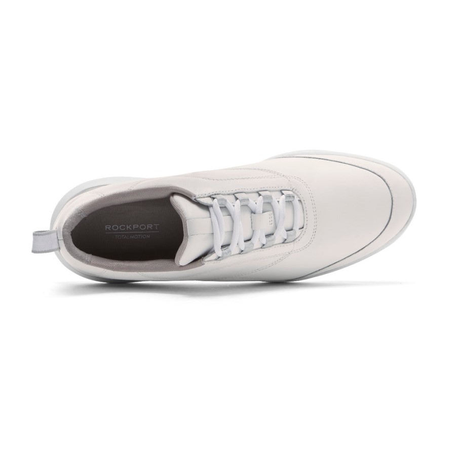 Rockport Women's Total Motion Sport Sneaker White Leather