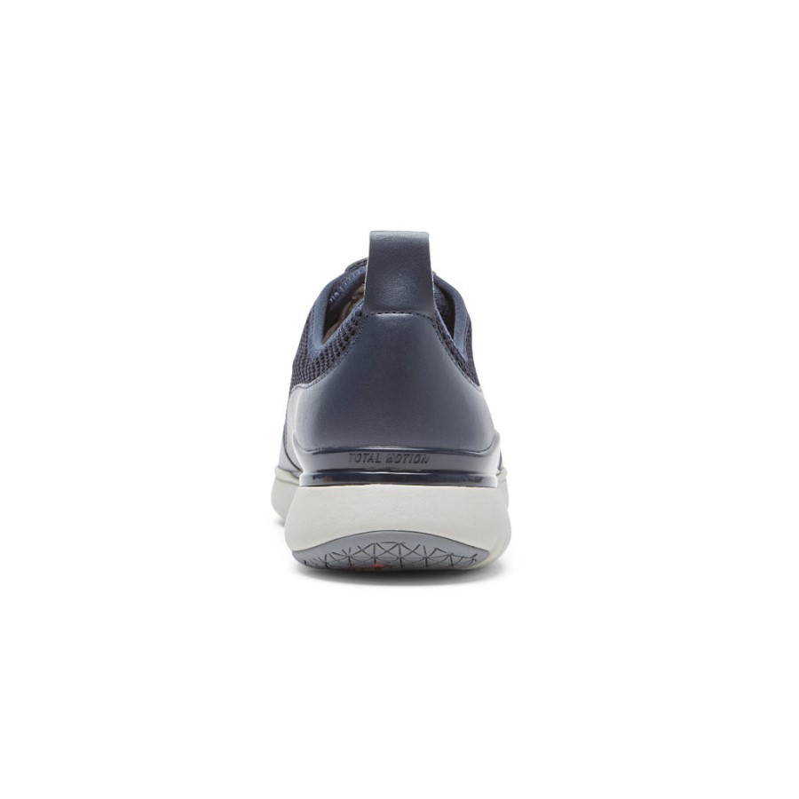 Rockport Women's Total Motion Sport Zip Sneaker Navy