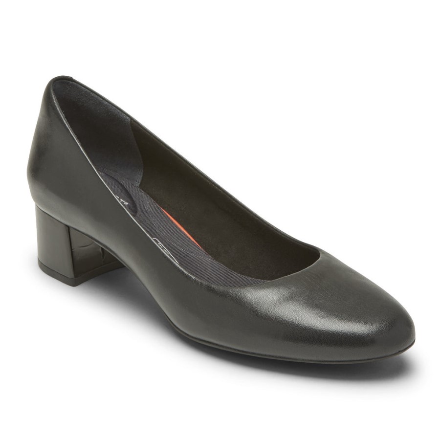 Rockport Women's Total Motion Sydney Pump Black Leather
