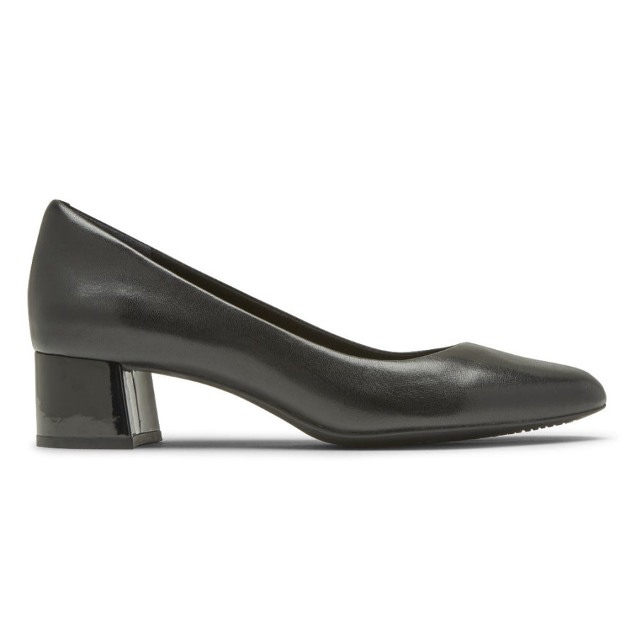 Rockport Women's Total Motion Sydney Pump Black Leather