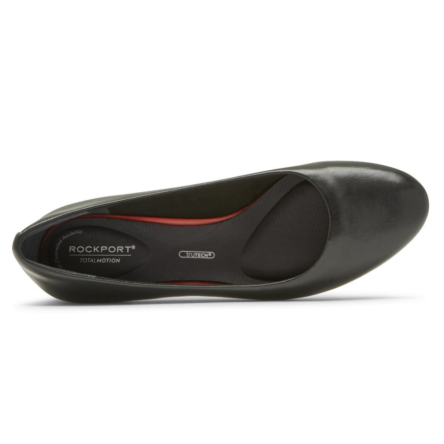 Rockport Women's Total Motion Sydney Pump Black Leather