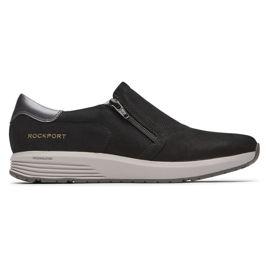 Rockport Women's Trustride ProWalker Slip-On Sneaker Black