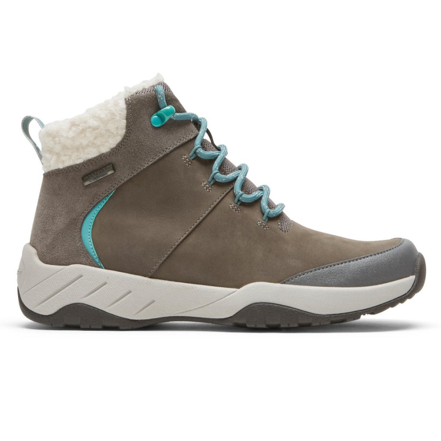 Rockport Women's XCS Spruce Peak Boot-Waterproof Grey