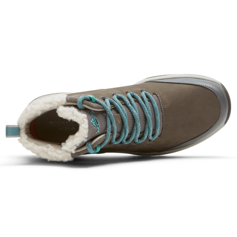 Rockport Women's XCS Spruce Peak Boot-Waterproof Grey
