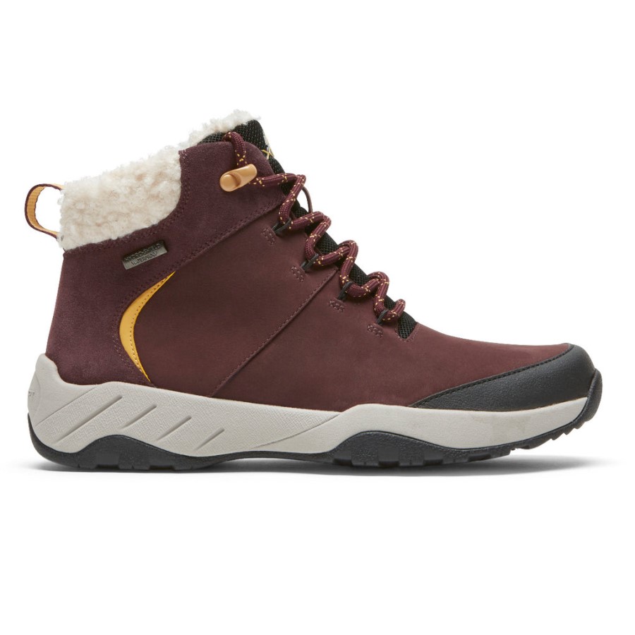 Rockport Women's XCS Spruce Peak Boot-Waterproof Oxblood