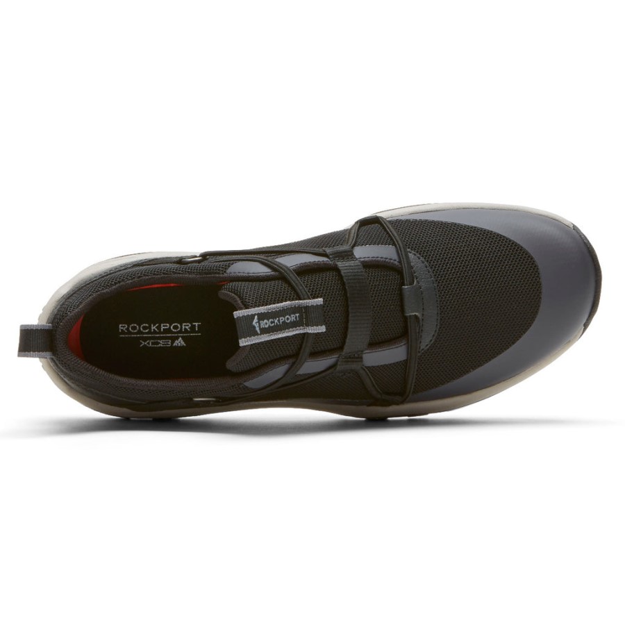 Rockport Women's XCS Spruce Peak Slip-On Trekker Black