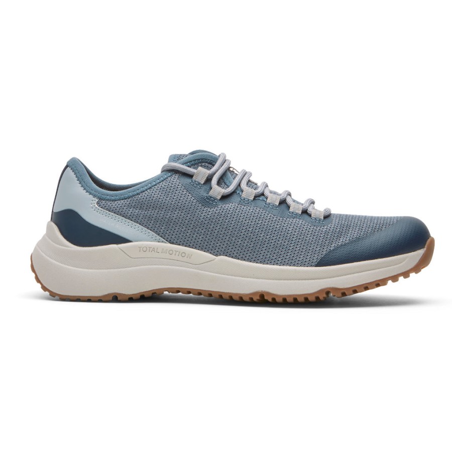 Rockport Women's XCS Total Motion Trail Lace-Up Blue Slate Water-Resistant Eco