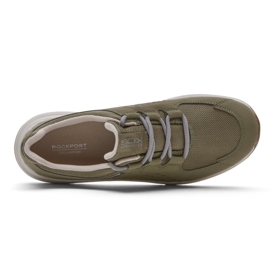 Rockport Women's XCS Total Motion Trail Sneaker-Waterproof Olive Eco
