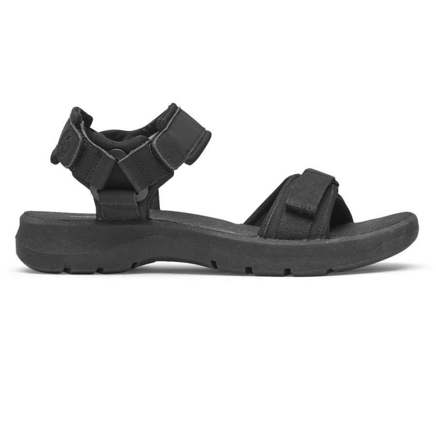 Rockport Women's XCS Trail Tech Washable Sandal Black