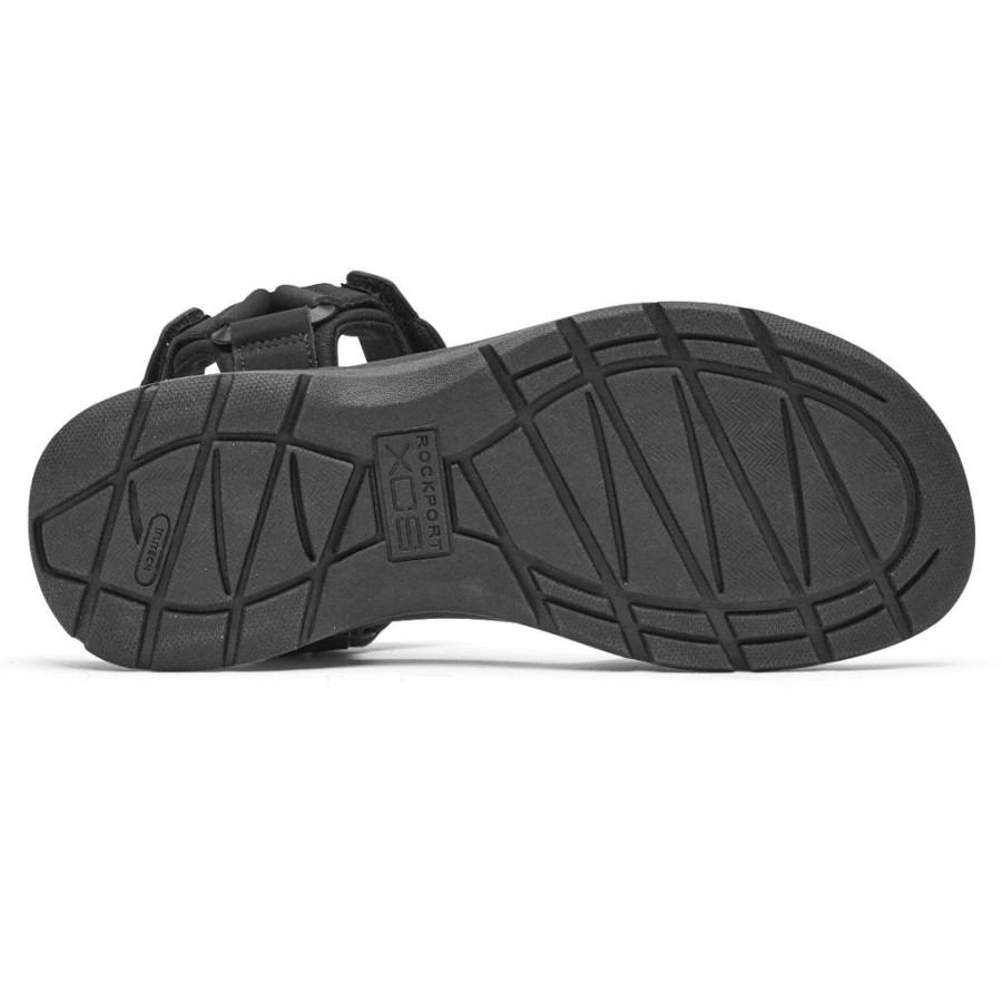 Rockport Women's XCS Trail Tech Washable Sandal Black