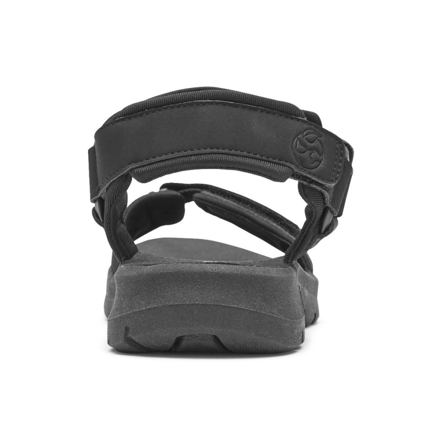 Rockport Women's XCS Trail Tech Washable Sandal Black