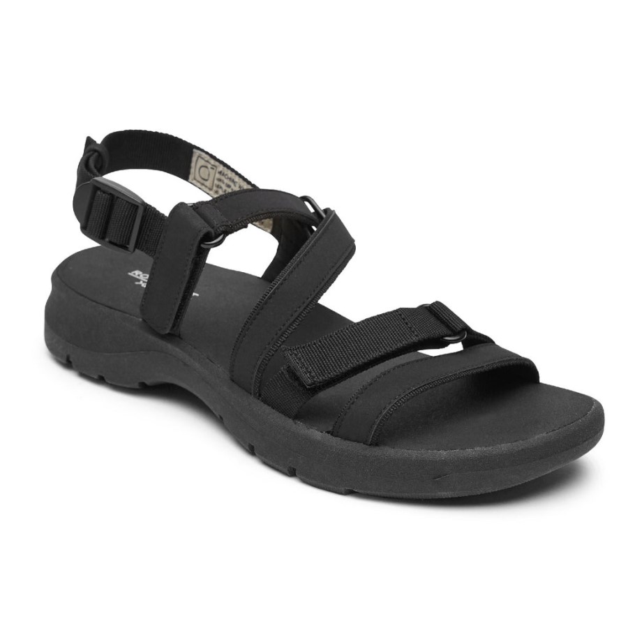 Rockport Women's XCS Trail Tech Washable Strappy Sandal Black