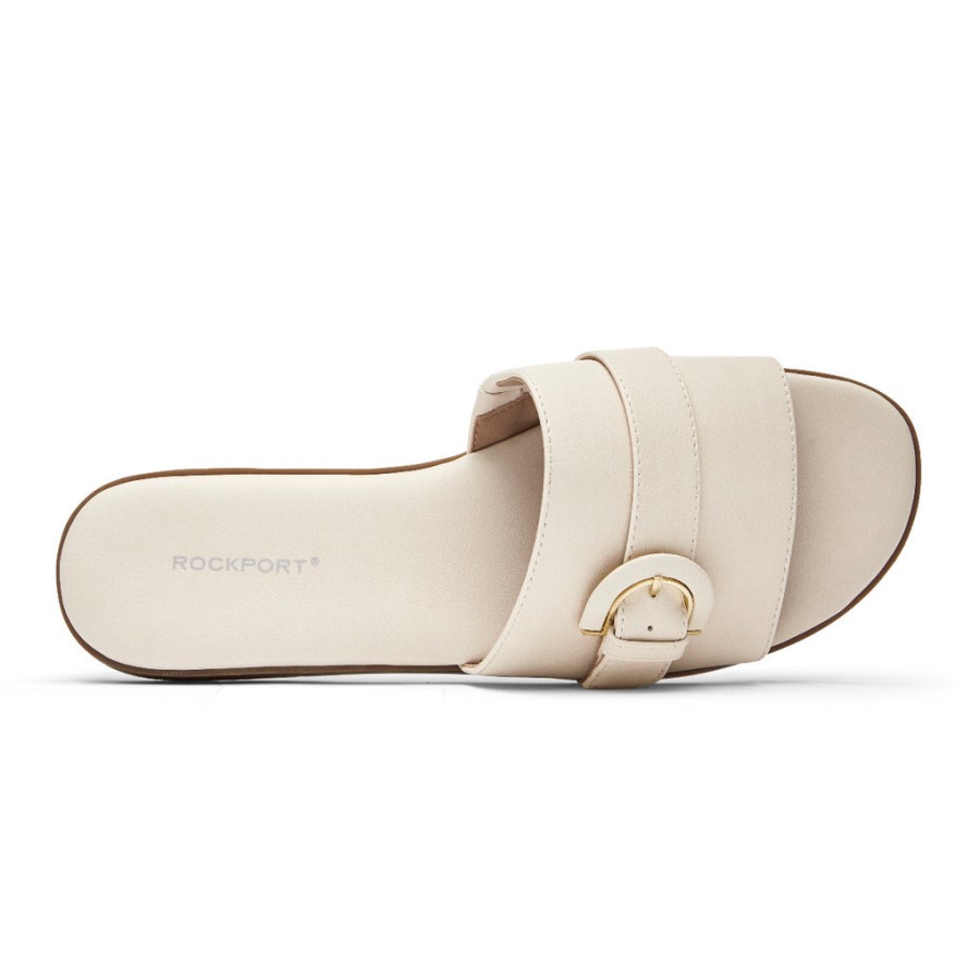 Rockport Women's Yara Slide Vanilla