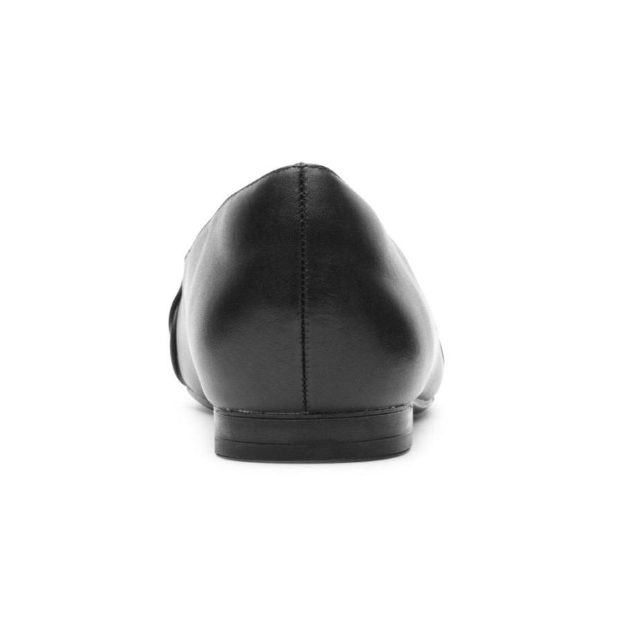 Rockport Women's Zoie Chain Ballet Flat Black