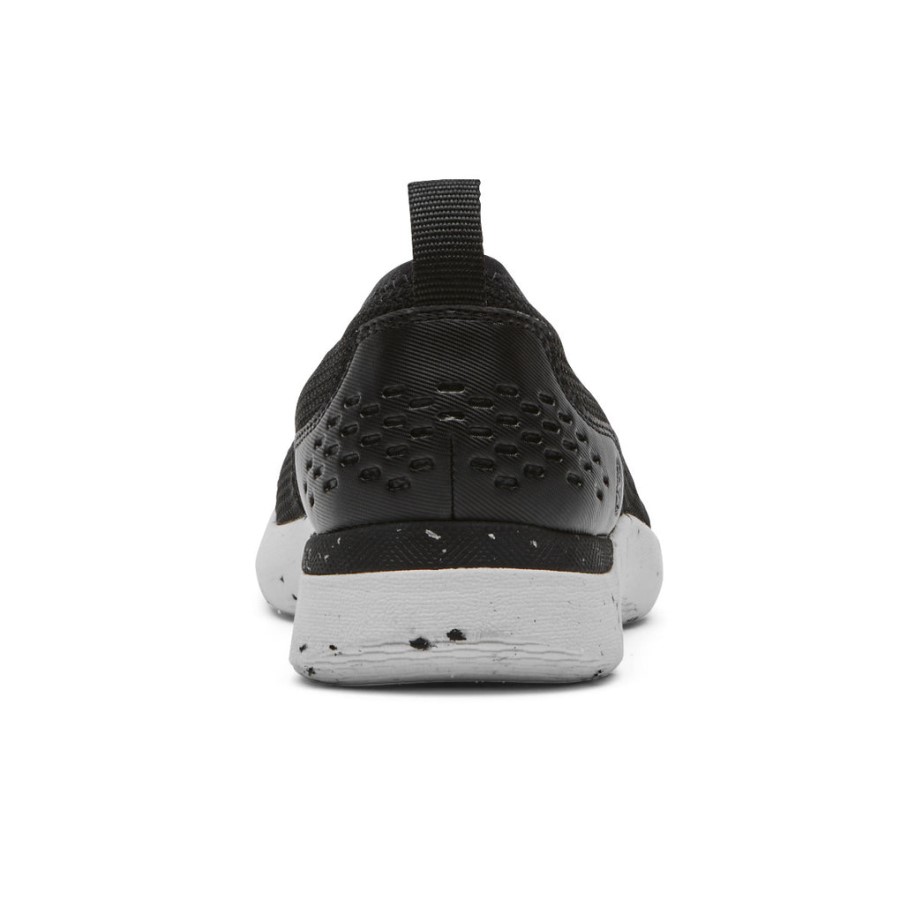 Rockport Women's truFLEX Fly Knit Ballet Flat Black Eco