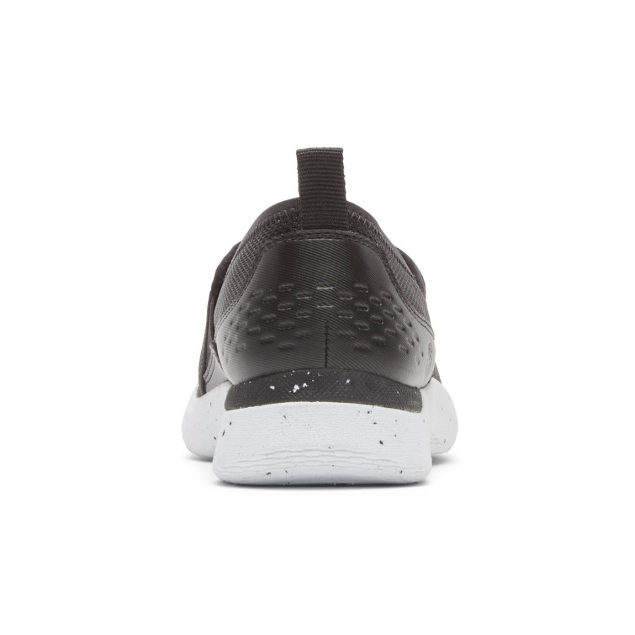 Rockport Women's truFLEX Fly Washable Knit Slip-On Black Knit Washable