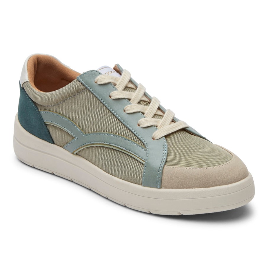 Rockport Women's truFLEX Navya Retro Sneaker Green