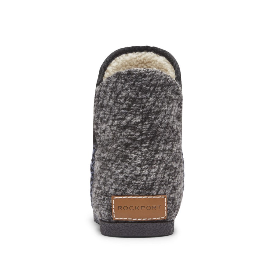 Rockport Women's truTECH Veda Slipper Boot Black Grey