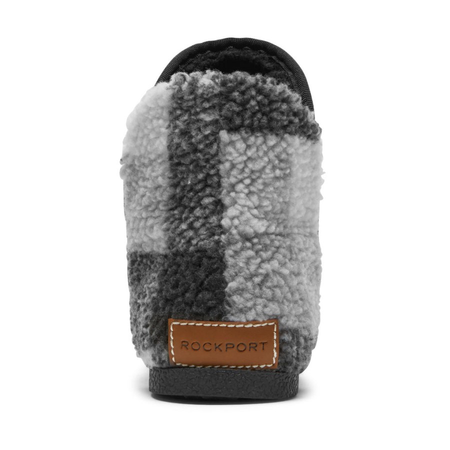 Rockport Women's truTECH Veda Slipper Boot Black Plaid