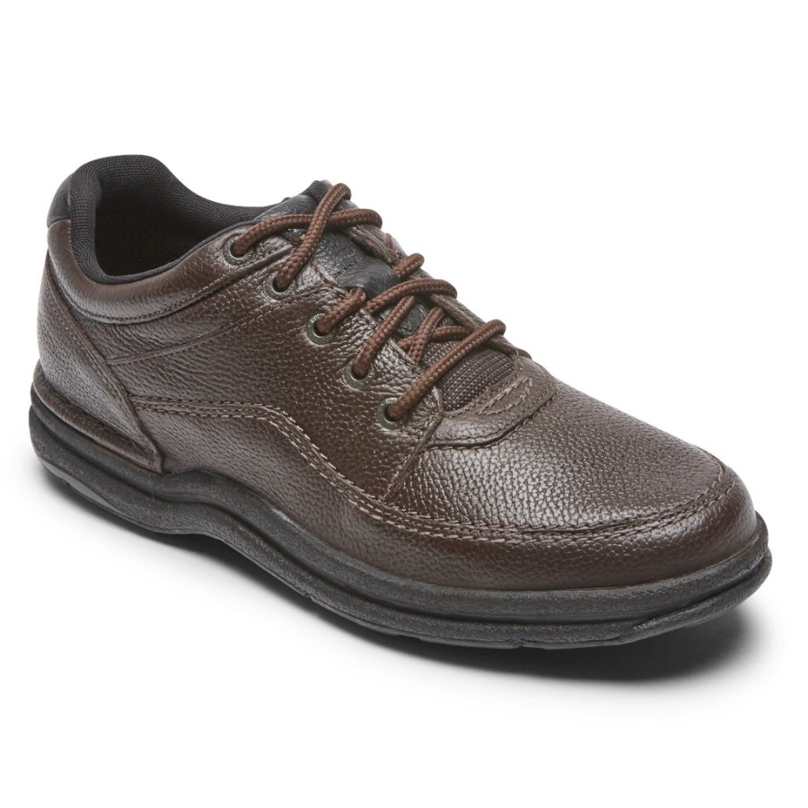 Rockport World Tour Men's Classic Shoe Brown Tumbled
