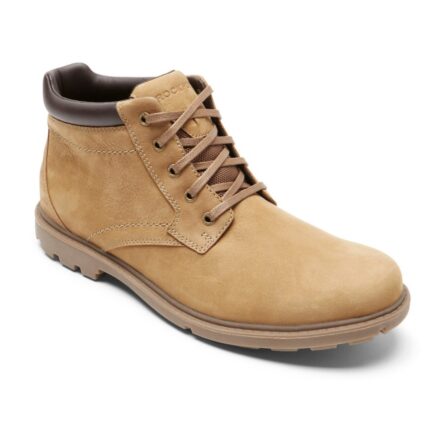 Rockport Men's Charlton Plain Toe Boot New Vicuna Nubuck