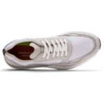 Rockport Men's PulseTech Sport Ubal Sneaker White Leather Mesh - Image 4