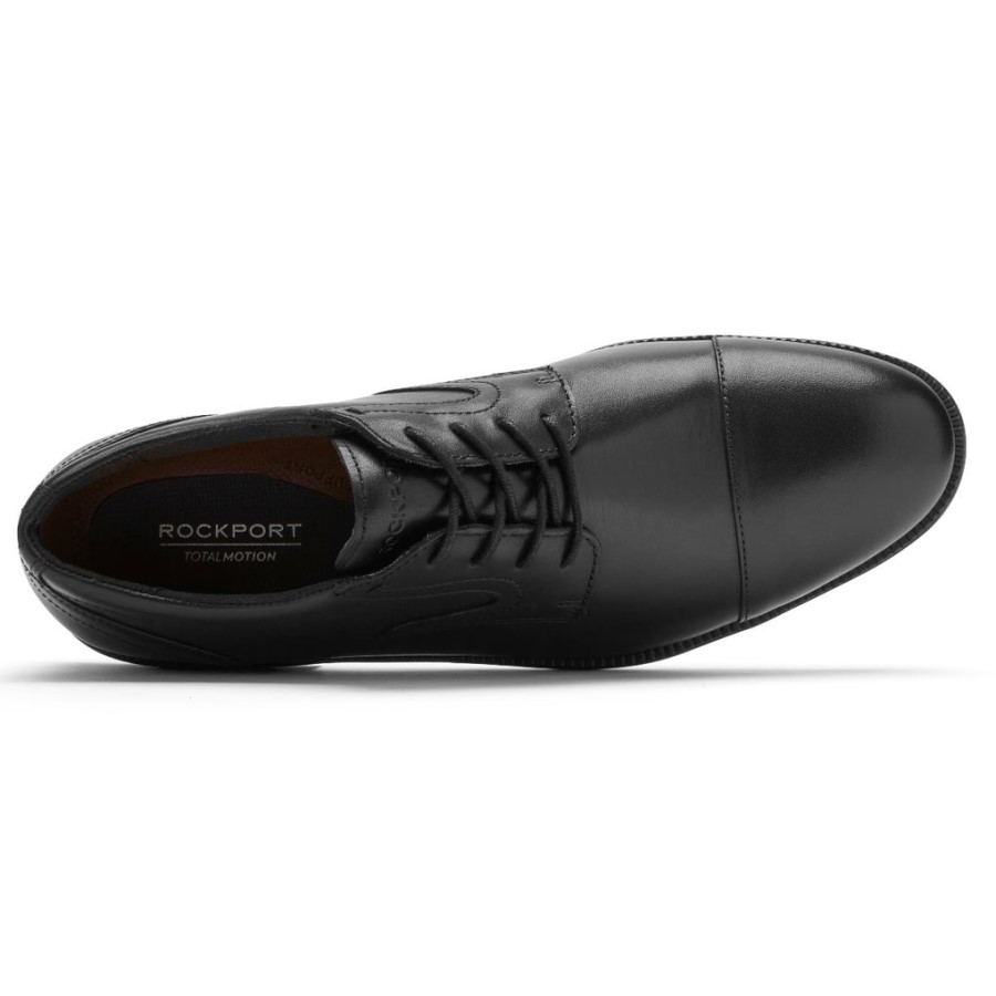 Rockport Men's Total Motion DresSport Cap Toe Oxford Black - Image 4
