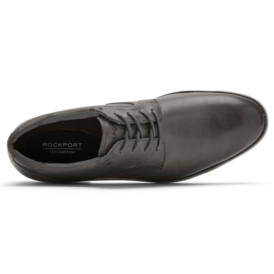 Rockport Men's Total Motion DresSport Plain Toe Oxford Steel Grey - Image 4