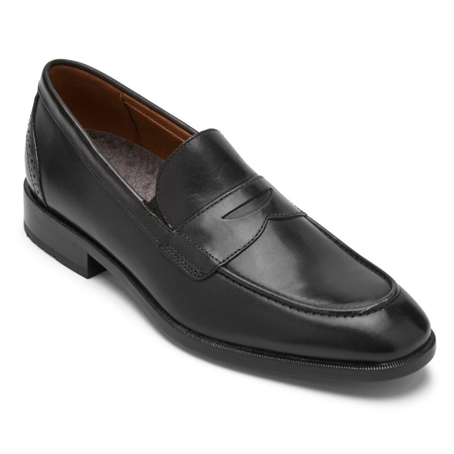 rockport_mens_total_motion_office_penny_loafer_black.jpg Rockport Men's Total Motion Office Penny Loafer Black - Image 1
