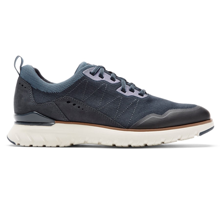 Rockport Men's Total Motion Sport Mudguard Sneaker New Dress Blues - Image 2