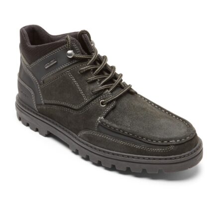 Rockport Men's Weather-Ready Boot-Waterproof Black Suede