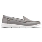 Rockport Women's Ayva Washable Loafer Heather Grey Washable Leather - Image 2
